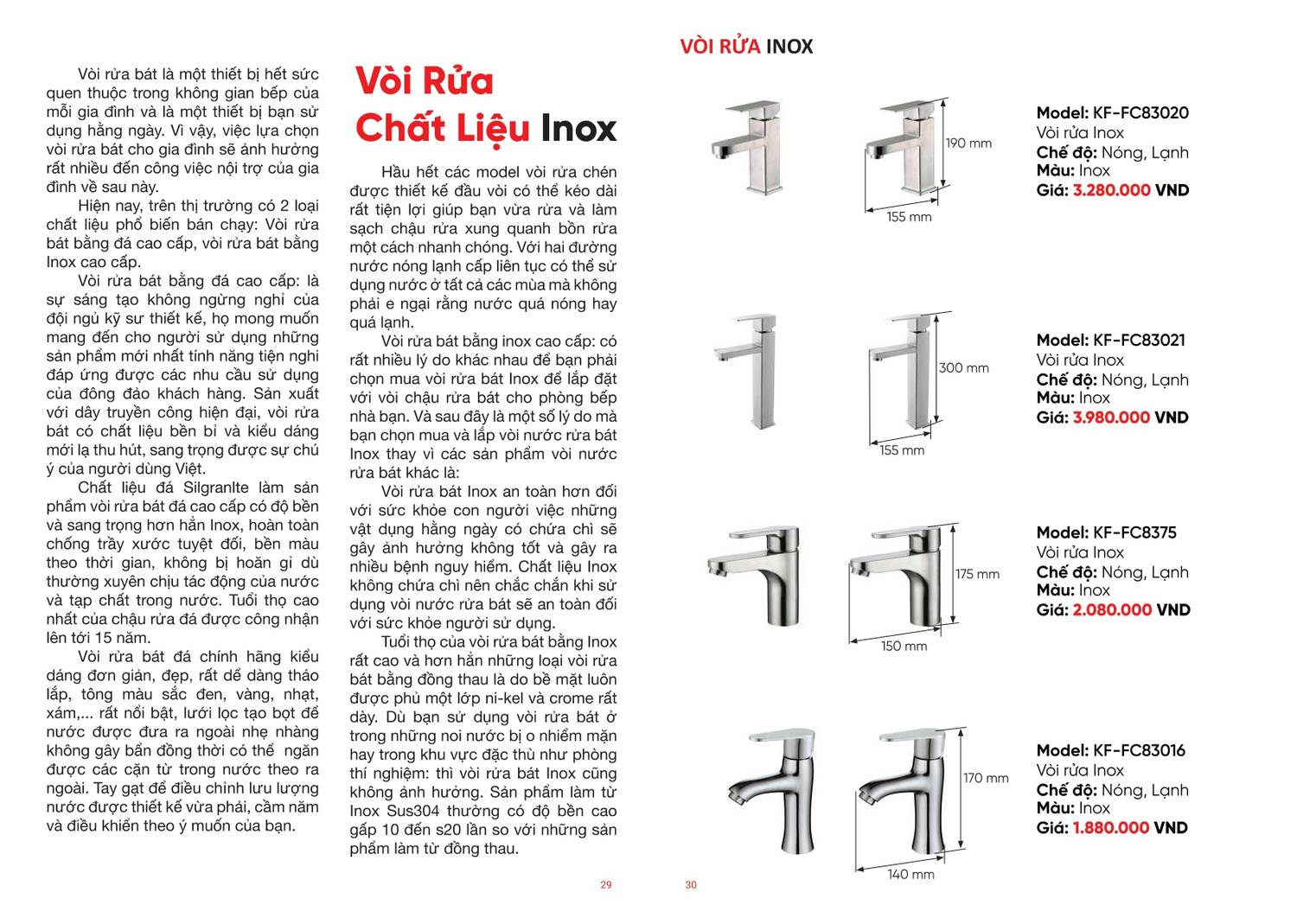Chậu rửa chén và Vòi rửa chén KAFF Bảng giá và Catalogue mới nhất 2024 /Page 15